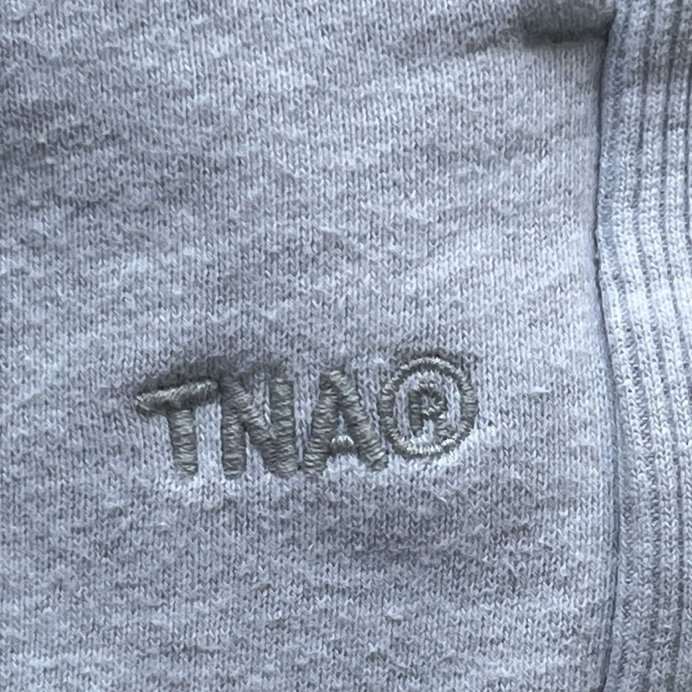 TNA Boyfriend Fit Sweatpants Aritzia Sweatfleece Cozy Fleece Pants Small Gray - Picture 5 of 12